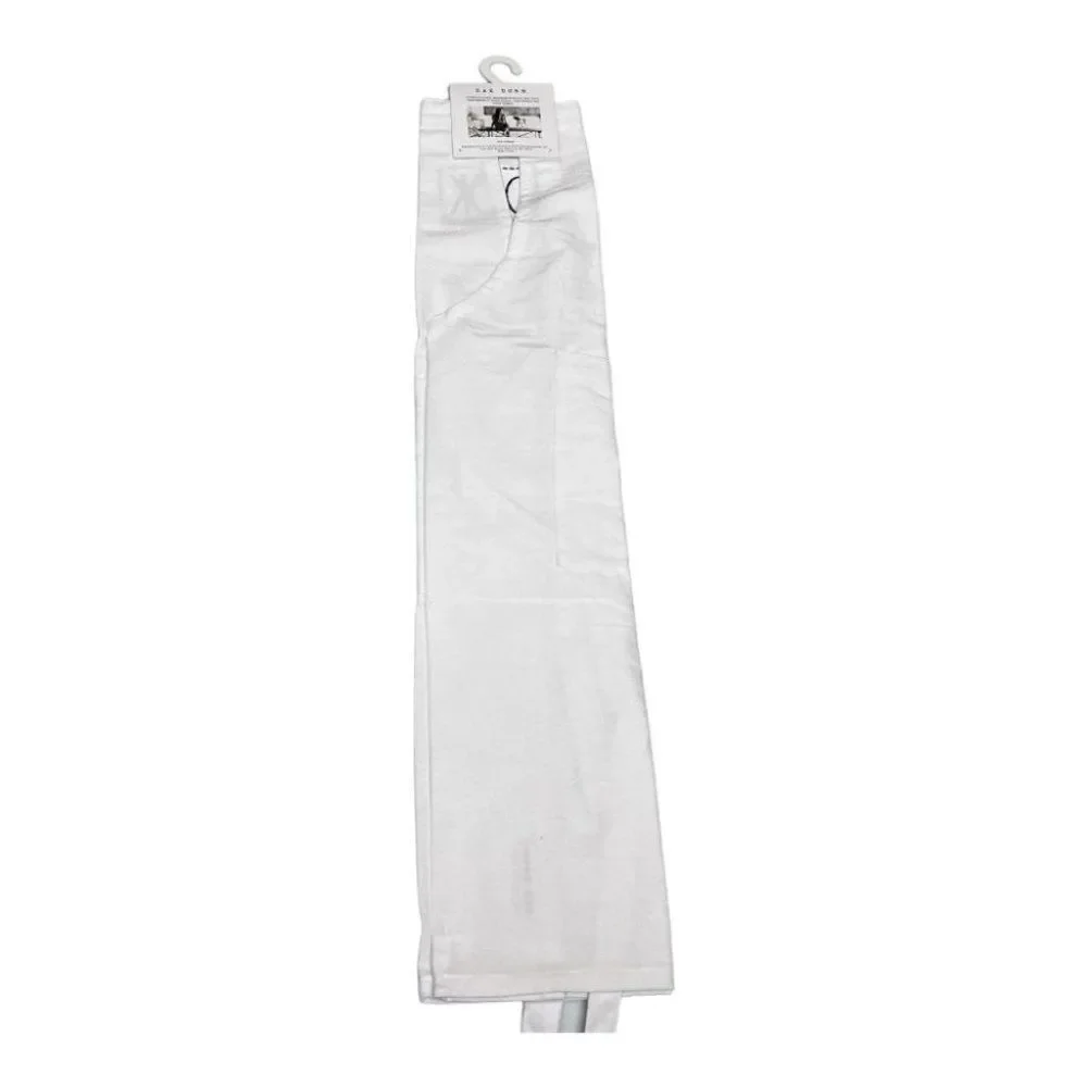 Rae Dunn Blessed /Cook /Home Sweet Home Apron Embroidered Patch‎ Pocket Checked